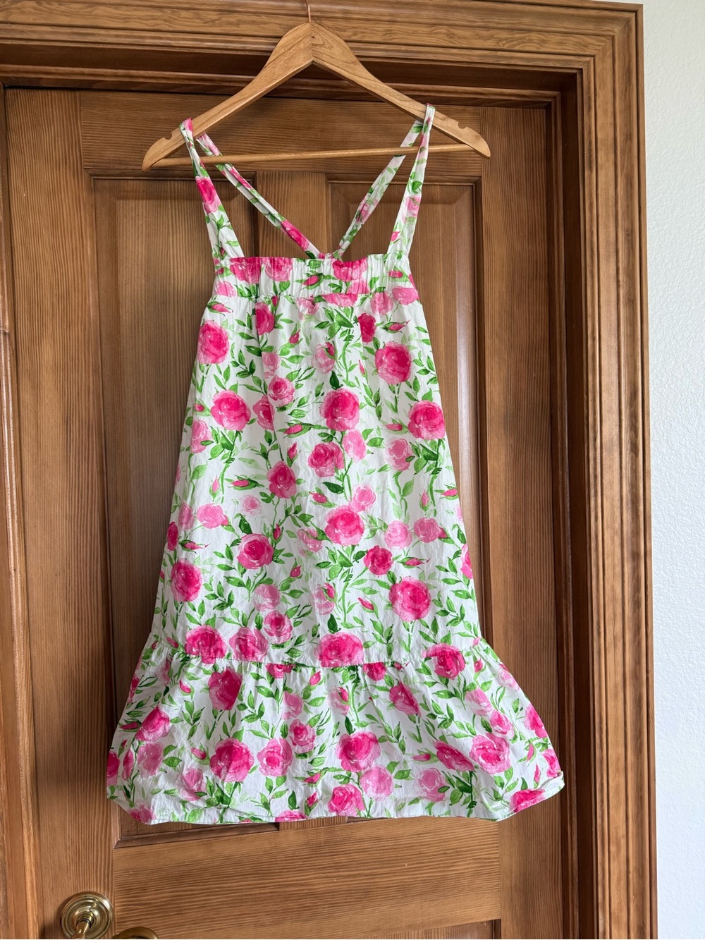 HYFVE Pink and Green Floral Dress